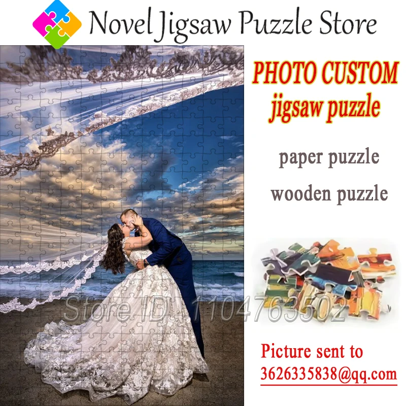 Photo Custom Jigsaw Puzzles Character Landscape Pictures Paper Wooden Puzzle DIY Handmade Creative Toys Adults Wedding Gifts
Photo Custom Jigsaw Puzzles Character Landscape Pictures Paper Wooden Puzzle DIY Handmade Creative Toys Adults Wedding Gifts