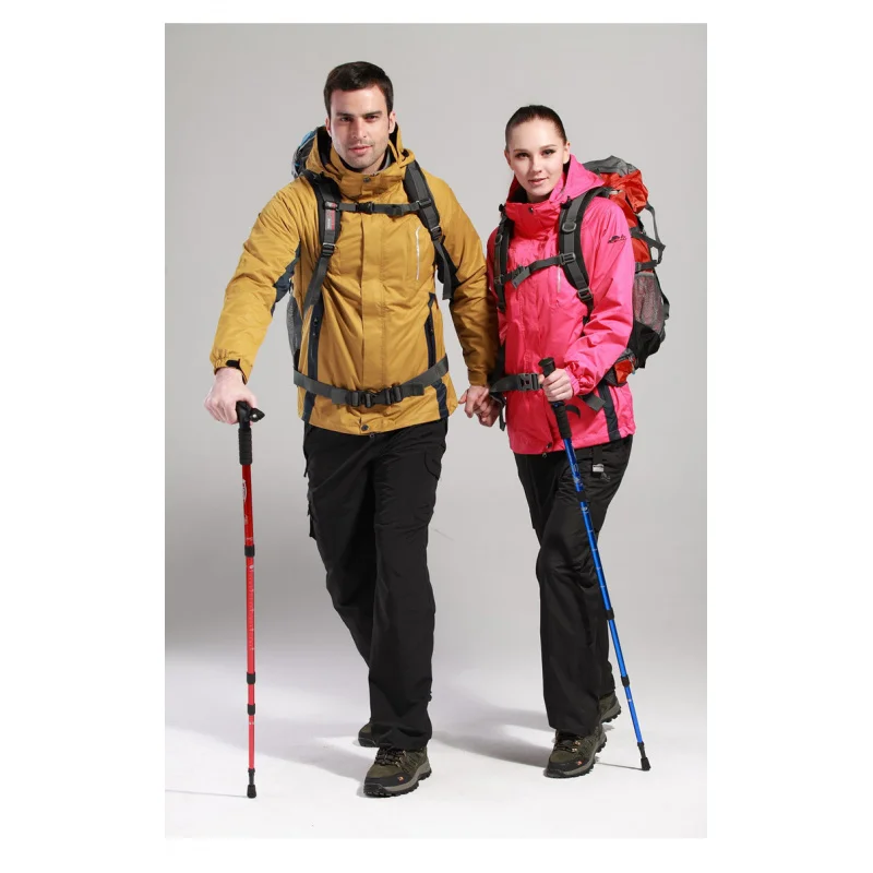 Retractable alpenstock aluminum alloy hiking t handle travel climbing cane outdoor equipment straight handle
Retractable alpenstock aluminum alloy hiking t handle travel climbing cane outdoor equipment straight handle