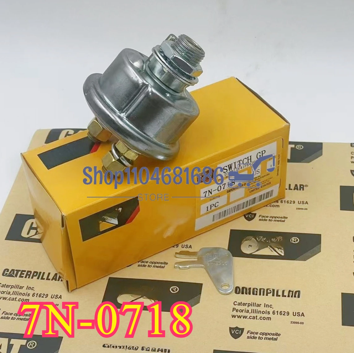 7N-0718, 7H-7290,Master Switch Caterpillar 20, 120G, 12E, 12F, 12G, 130G, 140, 140G, 14E, 14G, 16, 16G, 215, 225, Disconnect 
7N-0718, 7H-7290,Master Switch Caterpillar 20, 120G, 12E, 12F, 12G, 130G, 140, 140G, 14E, 14G, 16, 16G, 215, 225, Disconnect