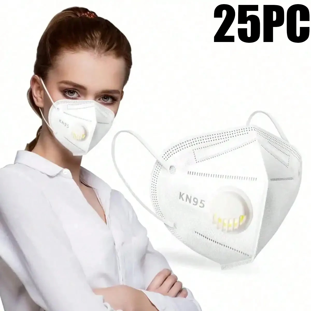 25pcs Breathable Valve Mask with Seven-Layer Protection
25pcs Breathable Valve Mask with Seven-Layer Protection