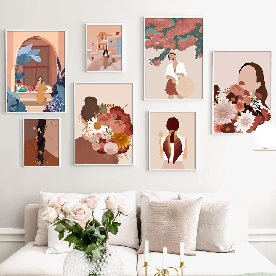 Fashion Vintage Girl Abstract Figure Wall Art Canvas Painting Nordic Posters And Prints Wall Pictures For Living Room Decor
Fashion Vintage Girl Abstract Figure Wall Art Canvas Painting Nordic Posters And Prints Wall Pictures For Living Room Decor