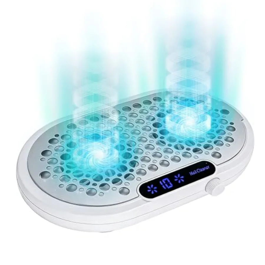 Nail Dust Collector 1600PA Professional Vacuum Fan with Filter Papers 30 Pcs for Acrylic Nail Polishing Manicure in Salon Home
Nail Dust Collector 1600PA Professional Vacuum Fan with Filter Papers 30 Pcs for Acrylic Nail Polishing Manicure in Salon Home