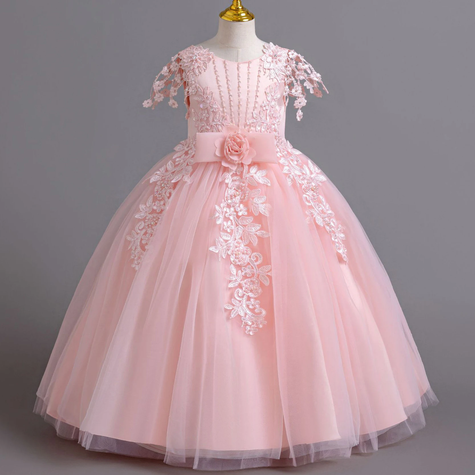 Shiny Toddler Little Big Girls Embroidered Bowknot Wedding Flower Girl Birthday Party Pageant Formal Dress AC135
Shiny Toddler Little Big Girls Embroidered Bowknot Wedding Flower Girl Birthday Party Pageant Formal Dress AC135