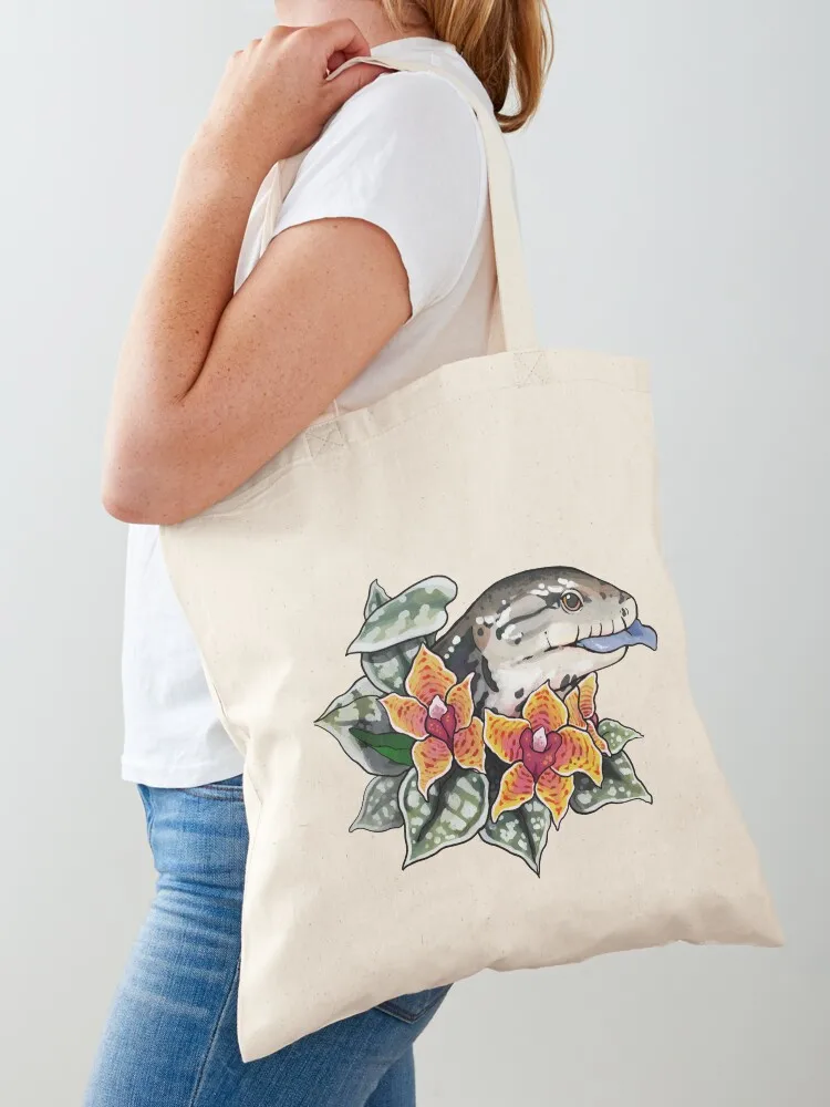 Pastel Blue Tongue Skink Tote Bag tote bag woman canvas shopping bag supermarket folding
Pastel Blue Tongue Skink Tote Bag tote bag woman canvas shopping bag supermarket folding