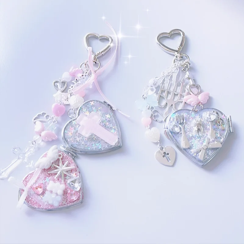 Bag Pendant Keychain Beaded Cross DIY Handmade Angel Subculture Y2K Decorations Cosplay
Bag Pendant Keychain Beaded Cross DIY Handmade Angel Subculture Y2K Decorations Cosplay