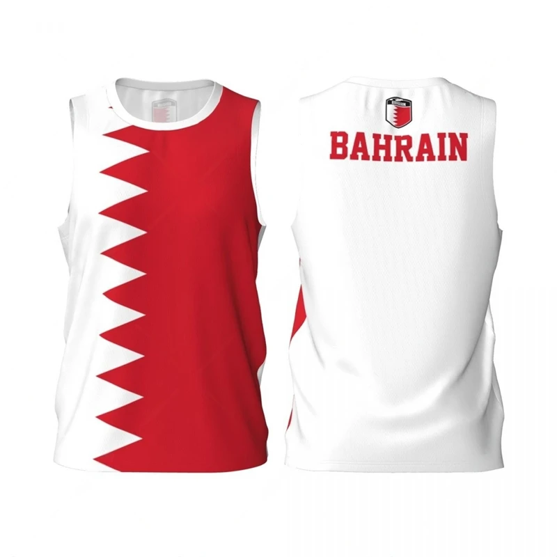 Bahrain Flag Basketball Tank Top Fashion Summer 3D National Emblem Printed Jersey Vest Loose Breathable Sports Sleeveless Tees
Bahrain Flag Basketball Tank Top Fashion Summer 3D National Emblem Printed Jersey Vest Loose Breathable Sports Sleeveless Tees