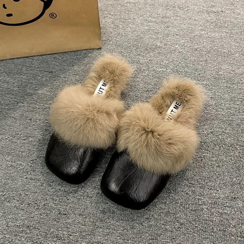 Women's Autumn Winter Furry Velvet Warm Shoes Ladies Cozy Slip On Fleece Mules Lazy Outdoor Loafer
Women's Autumn Winter Furry Velvet Warm Shoes Ladies Cozy Slip On Fleece Mules Lazy Outdoor Loafer