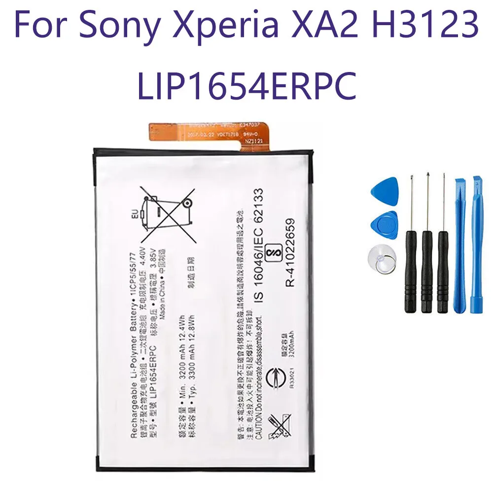 For Sony Xperia XA2 H3123 Replacement Battery LIP1654ERPC Tool
For Sony Xperia XA2 H3123 Replacement Battery LIP1654ERPC Tool