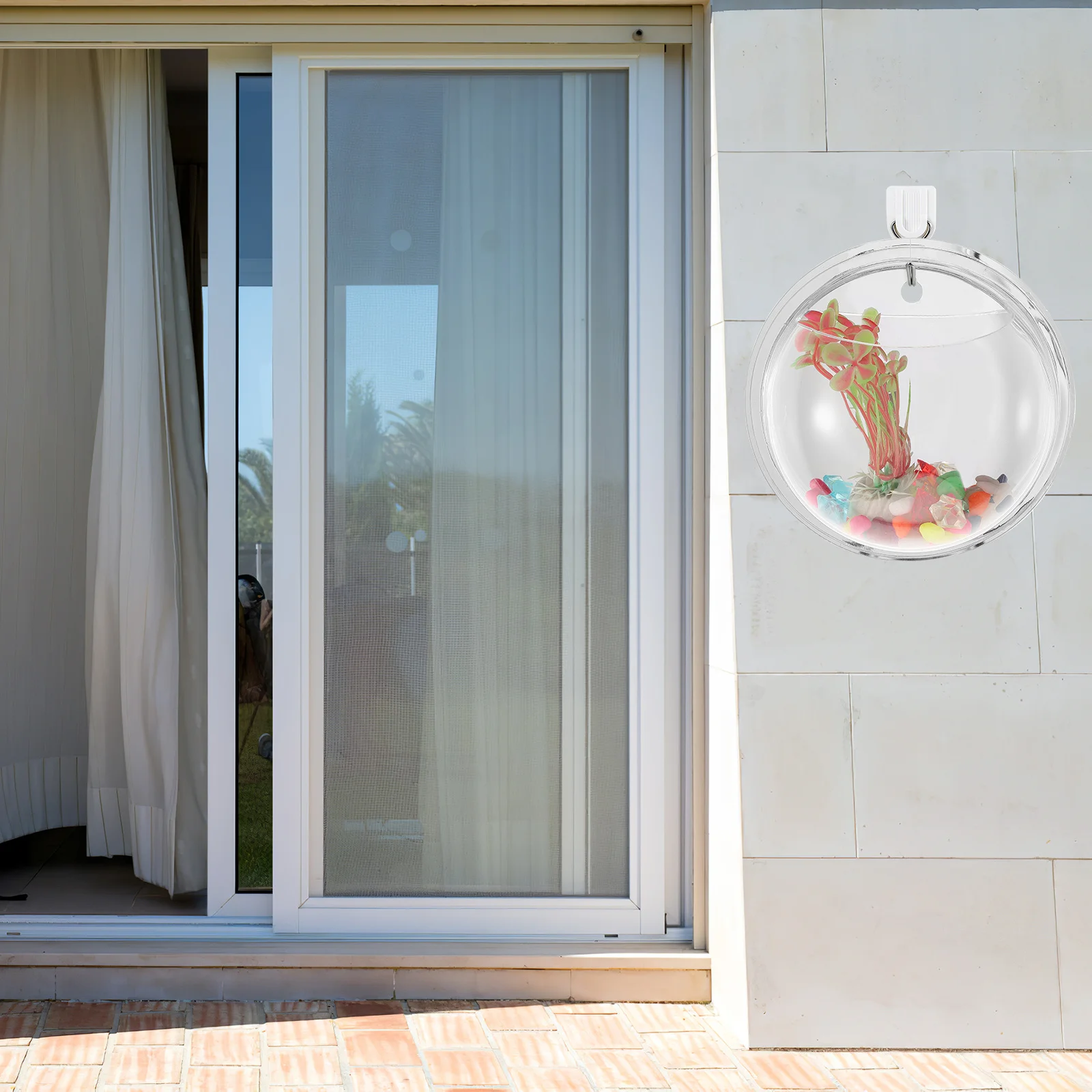 Transparent Acrylic Wall-Mounted Vase Creative Hydroponic Planter Decorative Flower Holder for Wedding Home Office
Transparent Acrylic Wall-Mounted Vase Creative Hydroponic Planter Decorative Flower Holder for Wedding Home Office