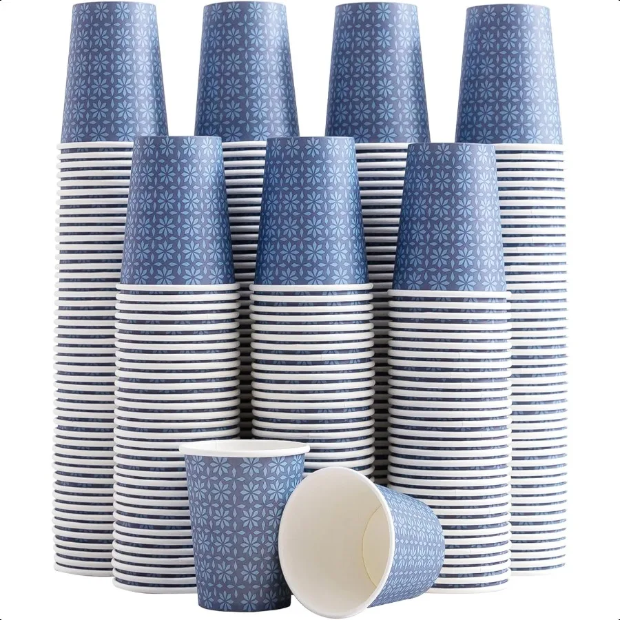 300 Pack Paper Cups 8 oz Hot Cold Beverage Drinking Cups 8 OZ Paper Coffee Cups Navy Floral Coffee Cups for Party Picnic Trave
300 Pack Paper Cups 8 oz Hot Cold Beverage Drinking Cups 8 OZ Paper Coffee Cups Navy Floral Coffee Cups for Party Picnic Trave