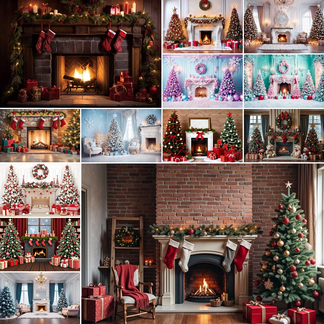MOON.QG Christmas Decorations Backgrounds For Photographs Baubles Gifts Pine Fireplace Backdrop Wallpaper Shooting Props 
MOON.QG Christmas Decorations Backgrounds For Photographs Baubles Gifts Pine Fireplace Backdrop Wallpaper Shooting Props