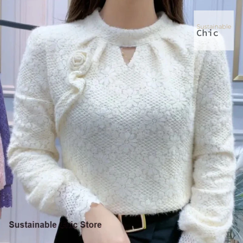 French stand-up collar lace shirt women's autumn and winter new fashion exotic chic design with lace bottoming shirt inside.
French stand-up collar lace shirt women's autumn and winter new fashion exotic chic design with lace bottoming shirt inside.