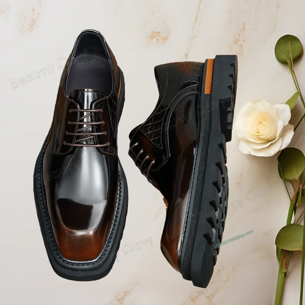 Черная лакированная кожа, мужские модельные туфли с градиентом цвета, туфли-лодочки, мужская обувь, мужские туфли без шнуровки для вечеринок, большой размер 47, весна-осень
Черная лакированная кожа, мужские модельные туфли с градиентом цвета, туфли-лодочки, мужская обувь, мужские туфли без шнуровки для вечеринок, большой размер 47, весна-осень
