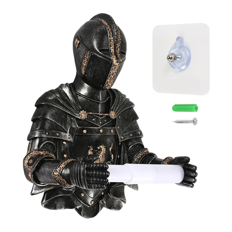 A08M-Toilet Paper Holders Roll Medieval Statue Knight To Remember Gothic Bathroom Decor Paper Towel Holder
A08M-Toilet Paper Holders Roll Medieval Statue Knight To Remember Gothic Bathroom Decor Paper Towel Holder