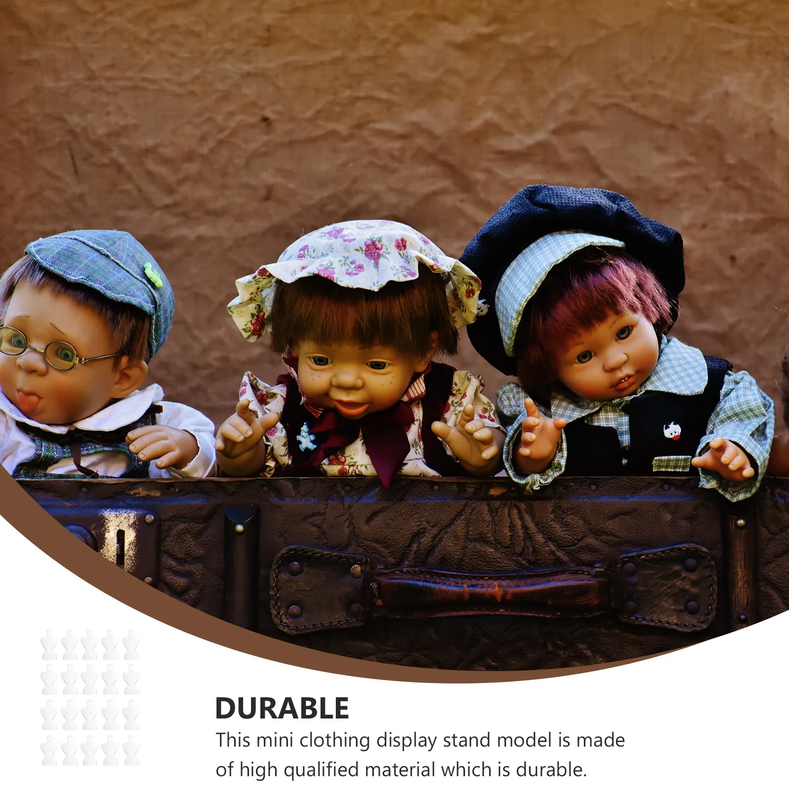 200Pcs Transparent Mini House Clothing Display Hangers Durable Clear Plastic Stand for Dress Display Scene Decoration
200Pcs Transparent Mini House Clothing Display Hangers Durable Clear Plastic Stand for Dress Display Scene Decoration