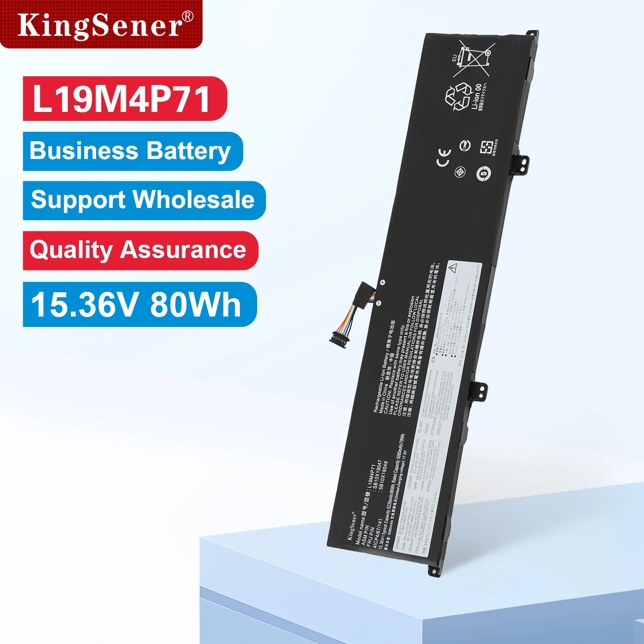KingSener L19M4P71 Laptop Battery for Lenovo ThinkPad P1 Gen 3 X1 Extreme Gen 3 Series Notebook L19C4P71 L19L4P71 5B10X19048
KingSener L19M4P71 Laptop Battery for Lenovo ThinkPad P1 Gen 3 X1 Extreme Gen 3 Series Notebook L19C4P71 L19L4P71 5B10X19048