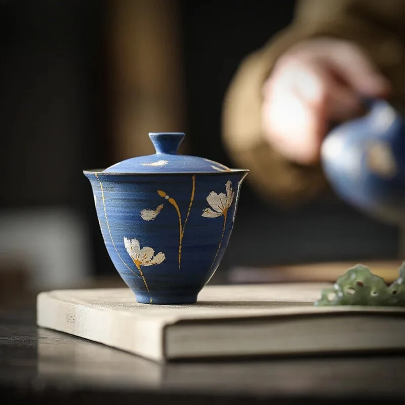 Чайная чаша Гайвань 120 мл, расписанная вручную, из грубой глины Гесанг, ручной работы, для чая Инь, с крышкой, набор для чаепития, подарок
Чайная чаша Гайвань 120 мл, расписанная вручную, из грубой глины Гесанг, ручной работы, для чая Инь, с крышкой, набор для чаепития, подарок