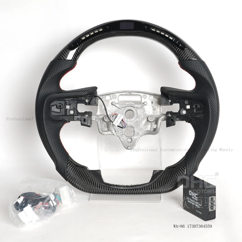 Suitable for 20-21 GMC SIERRA steering wheel modification and upgrade to LED carbon fiber sports car steering wheel
Suitable for 20-21 GMC SIERRA steering wheel modification and upgrade to LED carbon fiber sports car steering wheel
