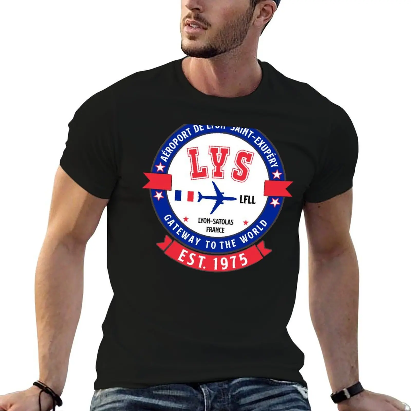 LYS Lyon Saint-Exupéry International Airport France - Vintage Style T-Shirt man t shirt designer anime t shirts oversize T-Shirt
LYS Lyon Saint-Exupéry International Airport France - Vintage Style T-Shirt man t shirt designer anime t shirts oversize T-Shirt