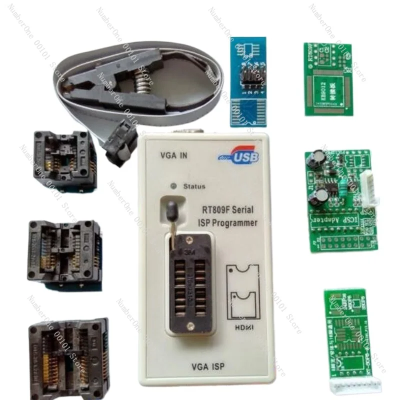 8-Piece Set RT809F LCD Display Programmer, LCD TV BIOS Burner, USB Driver Board, Complete Programmer Set BIOS LCD Display Board
8-Piece Set RT809F LCD Display Programmer, LCD TV BIOS Burner, USB Driver Board, Complete Programmer Set BIOS LCD Display Board