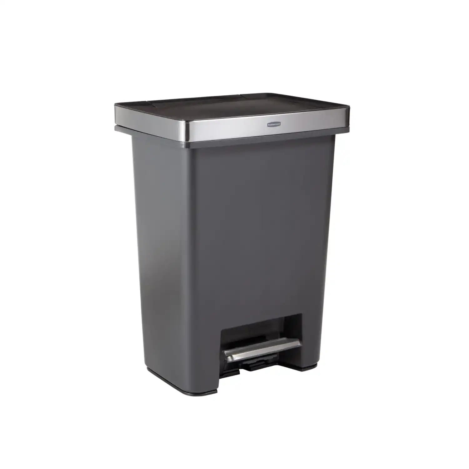 Kitchen indoor trash can 19 gallon stainless steel rim step lid charcoal finish garbage container
Kitchen indoor trash can 19 gallon stainless steel rim step lid charcoal finish garbage container