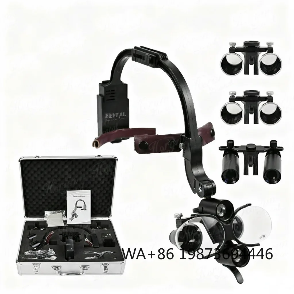 CE Certified Medical Dental Loupes, 2.5x/3.5x/6.0x Magnification with LED Headlight
CE Certified Medical Dental Loupes, 2.5x/3.5x/6.0x Magnification with LED Headlight