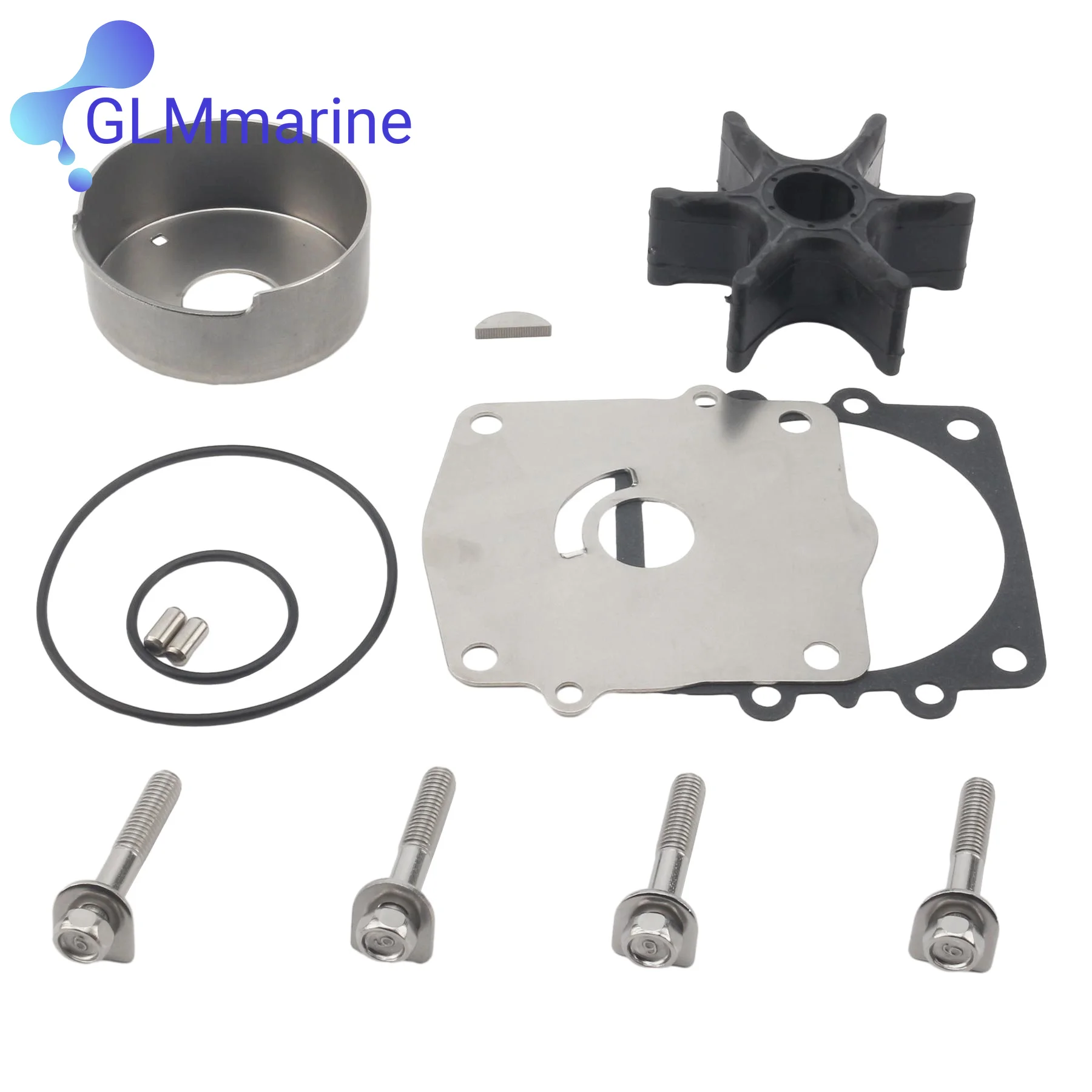 6N6-W0078-01 Marine Impeller Service Parts Kit Fits for Yamaha 115HP 130HP 2-Stroke Outboard Engines Replacement 6N6-W0078-00
6N6-W0078-01 Marine Impeller Service Parts Kit Fits for Yamaha 115HP 130HP 2-Stroke Outboard Engines Replacement 6N6-W0078-00