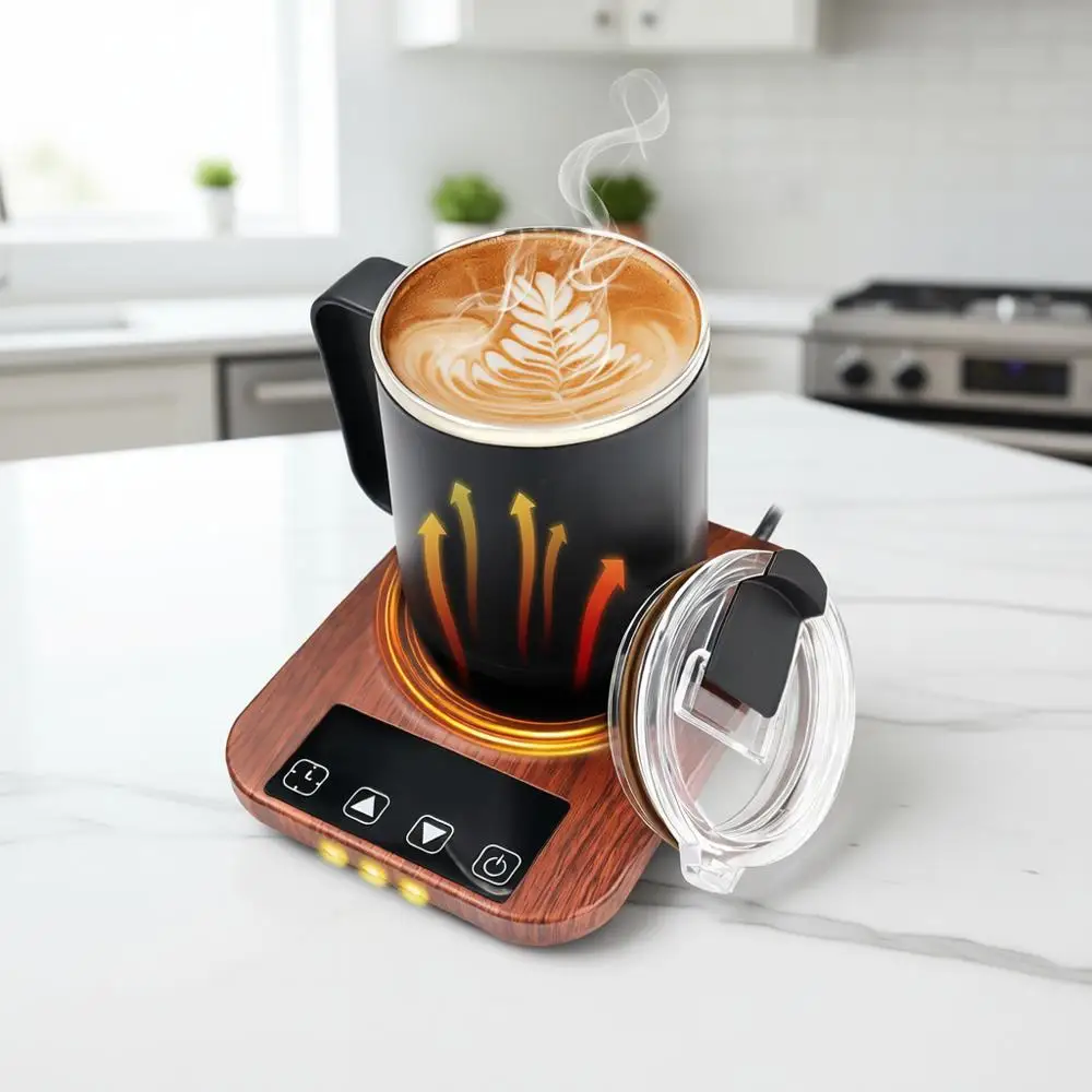 Набор для подогрева кружек - Настольный подогреватель для свечей, подогреватель для кофейных чашек с 9 температурными режимами, автоматическое отключение, таймер 1-12 часов, умный подогреватель напитков, подогреватель для свечей
Набор для подогрева кружек - Настольный подогреватель для свечей, подогреватель для кофейных чашек с 9 температурными режимами, автоматическое отключение, таймер 1-12 часов, умный подогреватель напитков, подогреватель для свечей