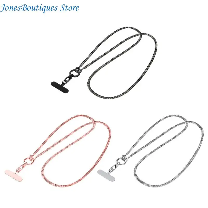 Phone Lanyard Crossbody Chain Neck Shoulder Phone Strap With Metal Tether Tab W8KE
Phone Lanyard Crossbody Chain Neck Shoulder Phone Strap With Metal Tether Tab W8KE