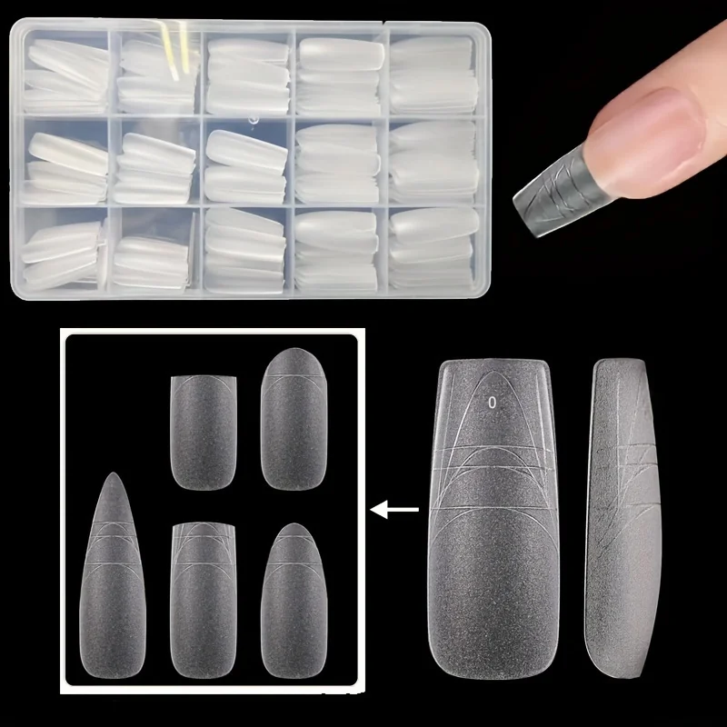 320 Pieces of Soft Gel Full Coverage Nail Guide Line Nail Tip, 15 Sizes of Gel Nail Tip Full Coverage Fake Nail Art with Box, Al
320 Pieces of Soft Gel Full Coverage Nail Guide Line Nail Tip, 15 Sizes of Gel Nail Tip Full Coverage Fake Nail Art with Box, Al