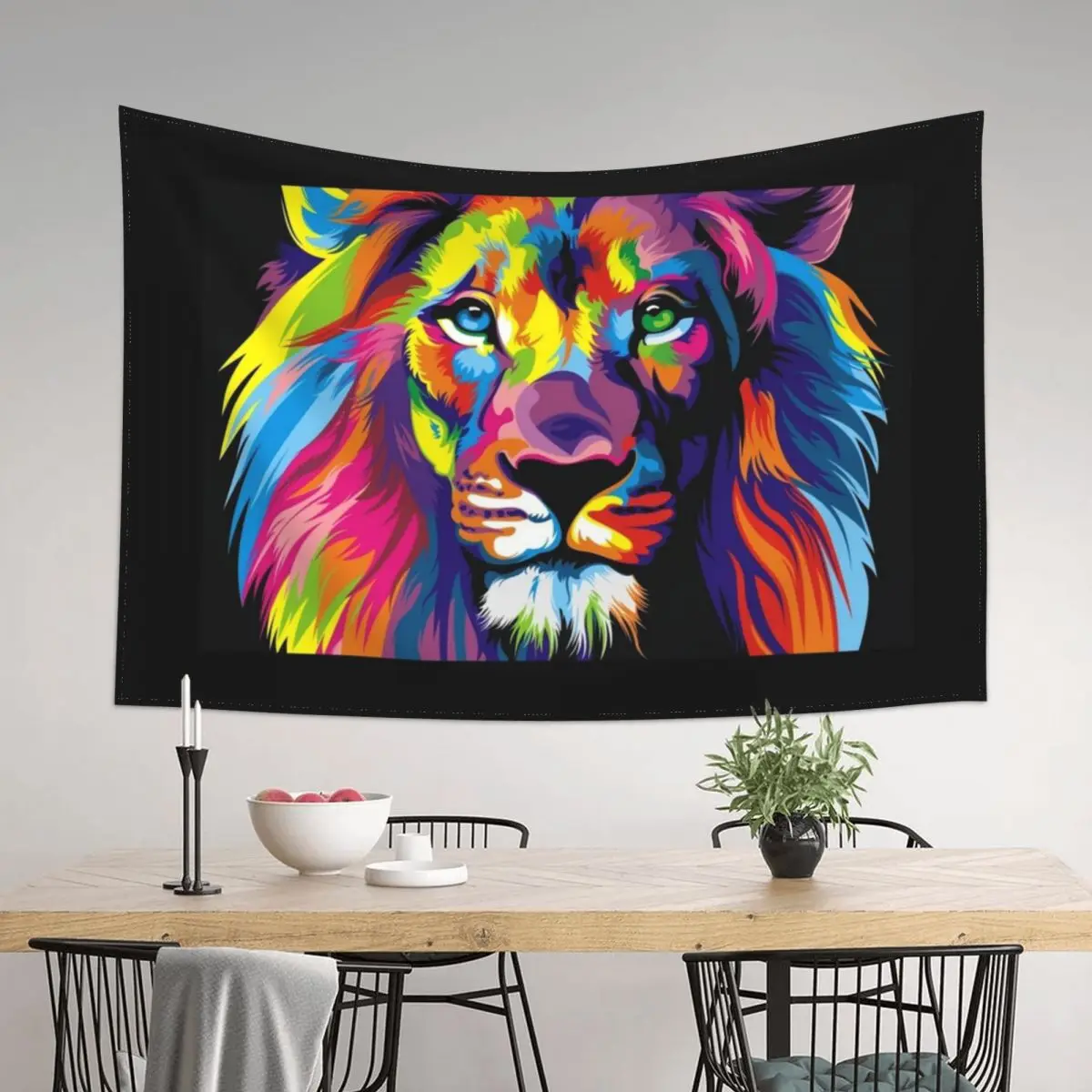 Banksy Rainbow Lion Graffiti Pop Art Painting Tapestry Bathroom Decor Room Decorations Aesthetics Wall Decoration Tapestry
Banksy Rainbow Lion Graffiti Pop Art Painting Tapestry Bathroom Decor Room Decorations Aesthetics Wall Decoration Tapestry