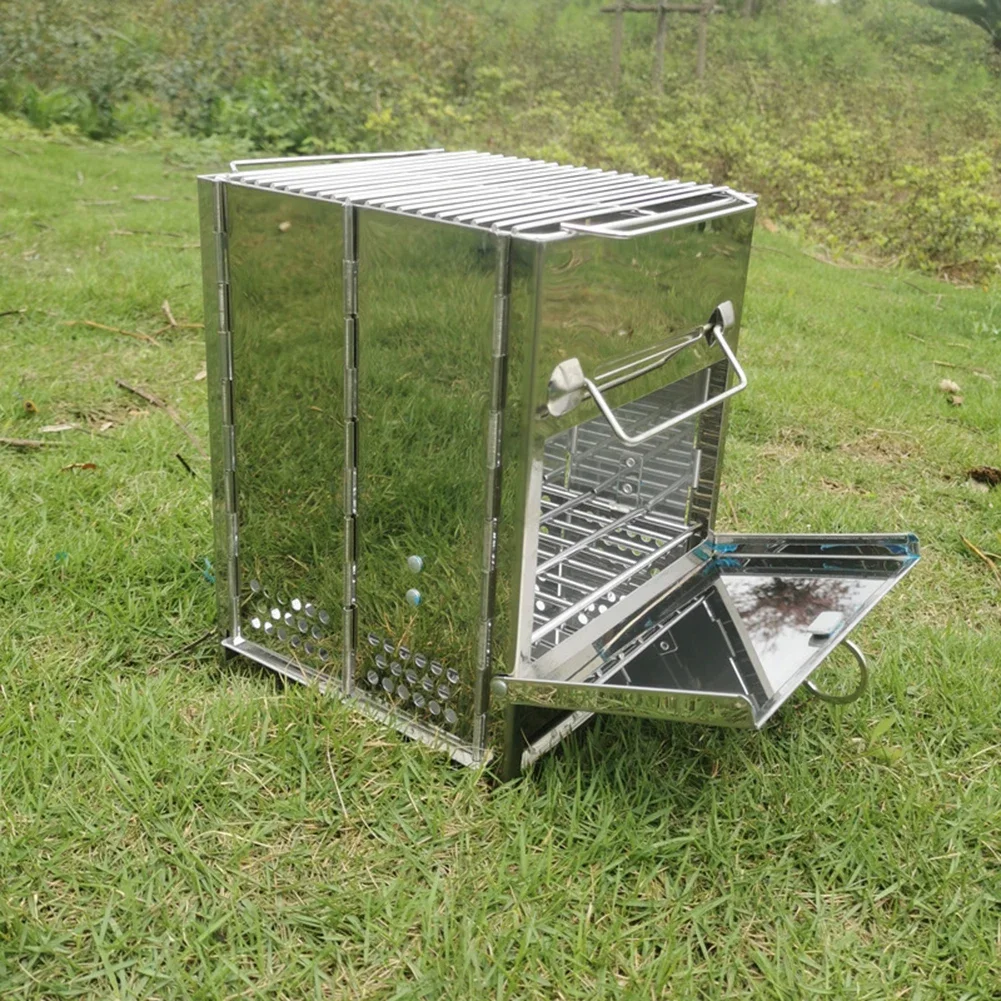 1pc Barbecue Grill Stainless Steel Folding Grill Square Portable Fixed Wood Stove Barbecue Grill Outdoor Sports Camping Hiking
1pc Barbecue Grill Stainless Steel Folding Grill Square Portable Fixed Wood Stove Barbecue Grill Outdoor Sports Camping Hiking