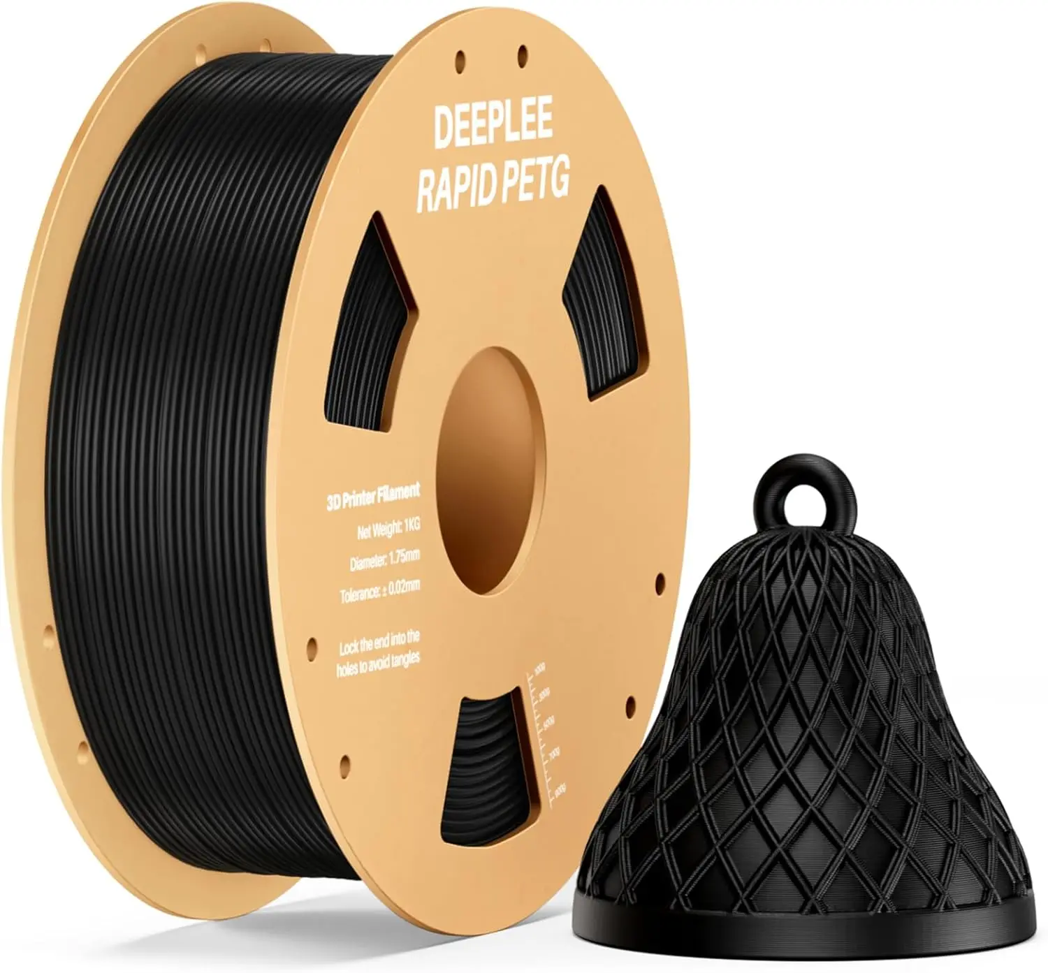 High Speed PETG Filament 1.75mm, Up to 600 mm/s, Dimensional Accuracy +/- 0.02 mm, 1kg Black
High Speed PETG Filament 1.75mm, Up to 600 mm/s, Dimensional Accuracy +/- 0.02 mm, 1kg Black