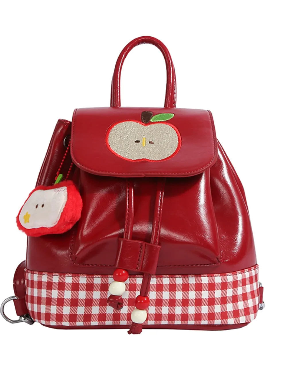 Cartoon Apple Mochilas Mujer Cute Teenage Girls Mochila 2026 New Trendy Bag All-match Shopper Bolsas Contrast Plaid Backpack
Cartoon Apple Mochilas Mujer Cute Teenage Girls Mochila 2026 New Trendy Bag All-match Shopper Bolsas Contrast Plaid Backpack