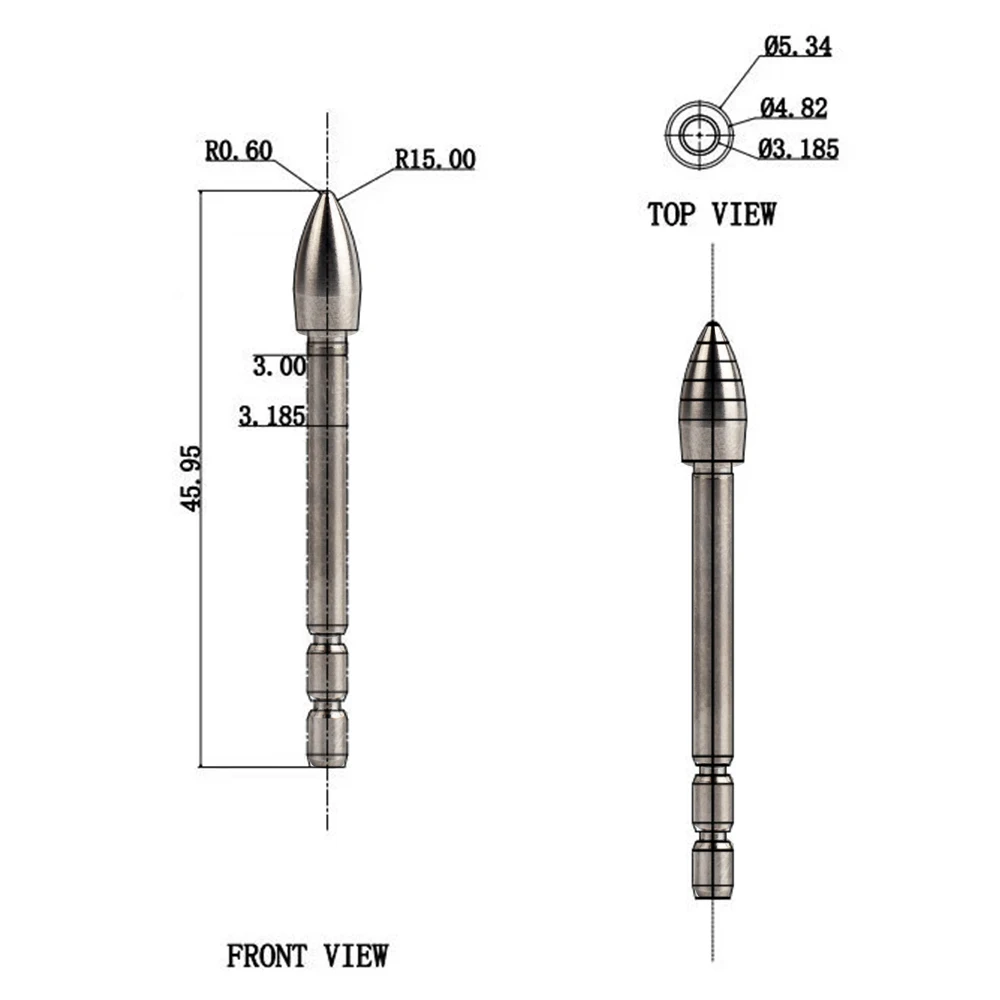 Elite TG 120gr Tungsten Bullet Points for Easton X10 Stainless Steel Arrow Tips 3.2mm ID Shaft Archery Target Shooting
Elite TG 120gr Tungsten Bullet Points for Easton X10 Stainless Steel Arrow Tips 3.2mm ID Shaft Archery Target Shooting