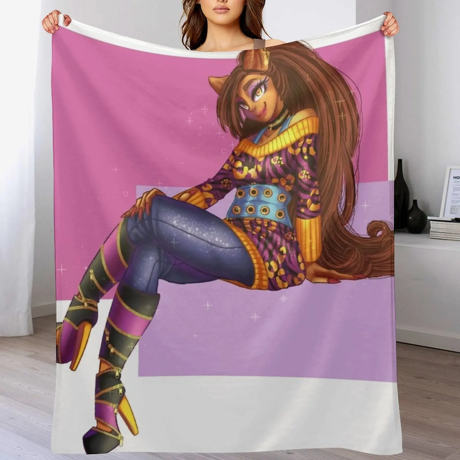 Clawdeen Wolf Throw Blanket Summer Cool Breathable Blanket for Sleeping
Clawdeen Wolf Throw Blanket Summer Cool Breathable Blanket for Sleeping