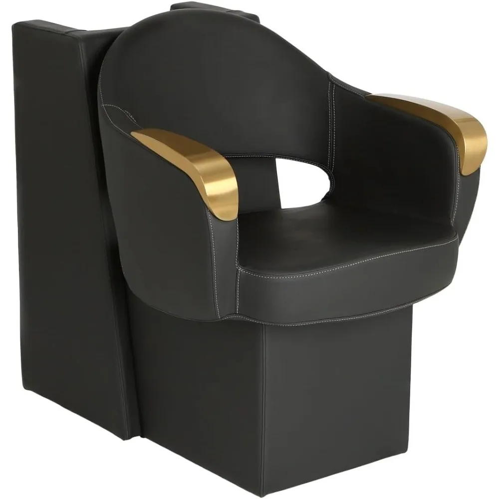 Buy-Rite Luna Gold Dryer Chair for Professional Salons with Brushed Gold Armrests, Premium Vinyl with Intricate Stitch Pattern,
Buy-Rite Luna Gold Dryer Chair for Professional Salons with Brushed Gold Armrests, Premium Vinyl with Intricate Stitch Pattern,