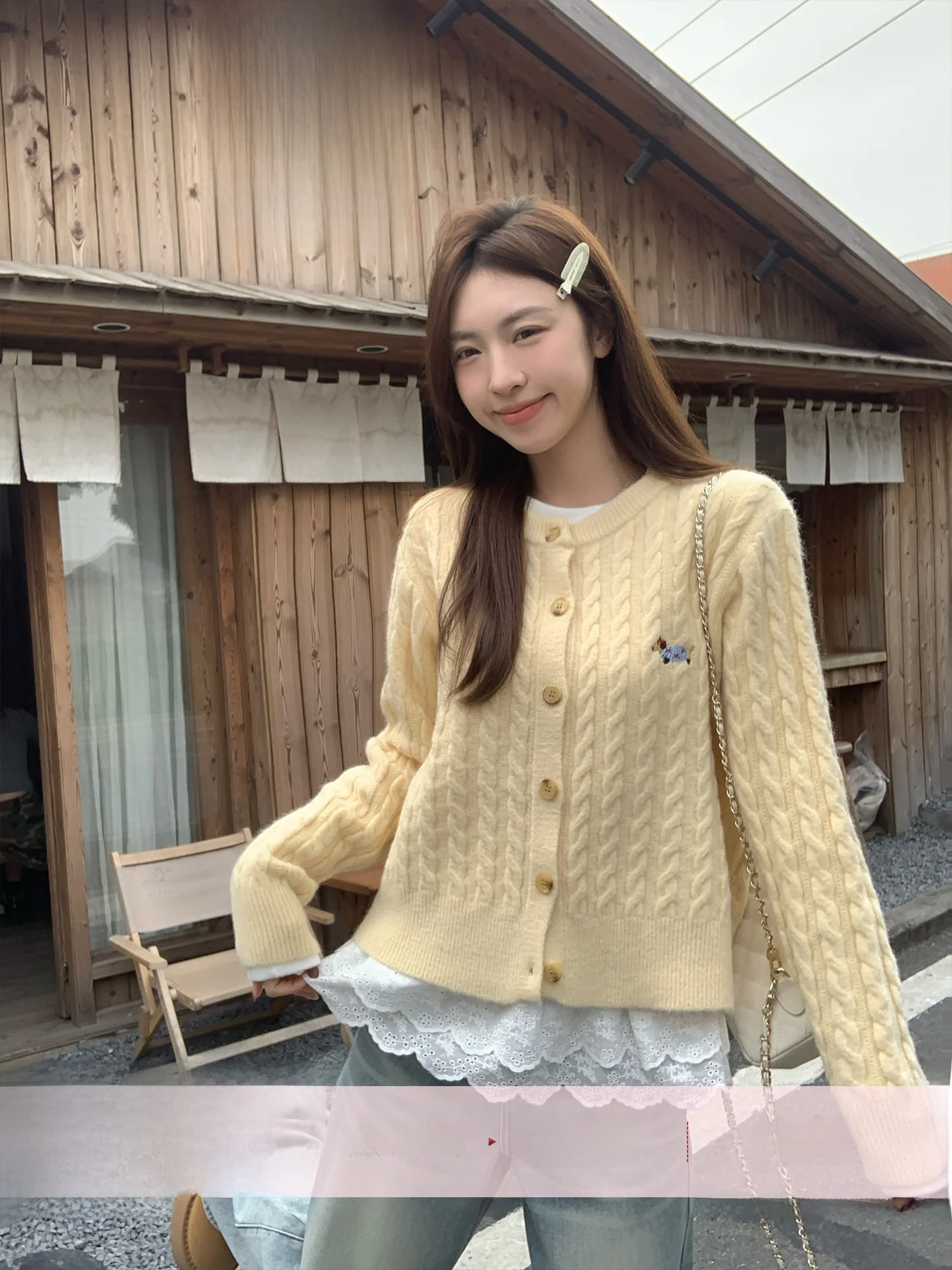 Morning Bloom Korean Style Knitted Sweater Women's Casual Long Sleeve round Neck Warm Outerwear with Embroidery And Twist Design
Morning Bloom Korean Style Knitted Sweater Women's Casual Long Sleeve round Neck Warm Outerwear with Embroidery And Twist Design