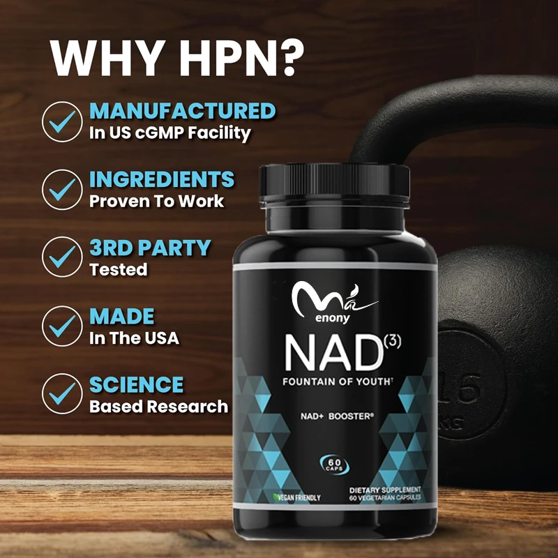 Nicotinamide nucleoside replacement (NAD3) for men and women as a natural energy supplement for longevity and cellular health
Nicotinamide nucleoside replacement (NAD3) for men and women as a natural energy supplement for longevity and cellular health