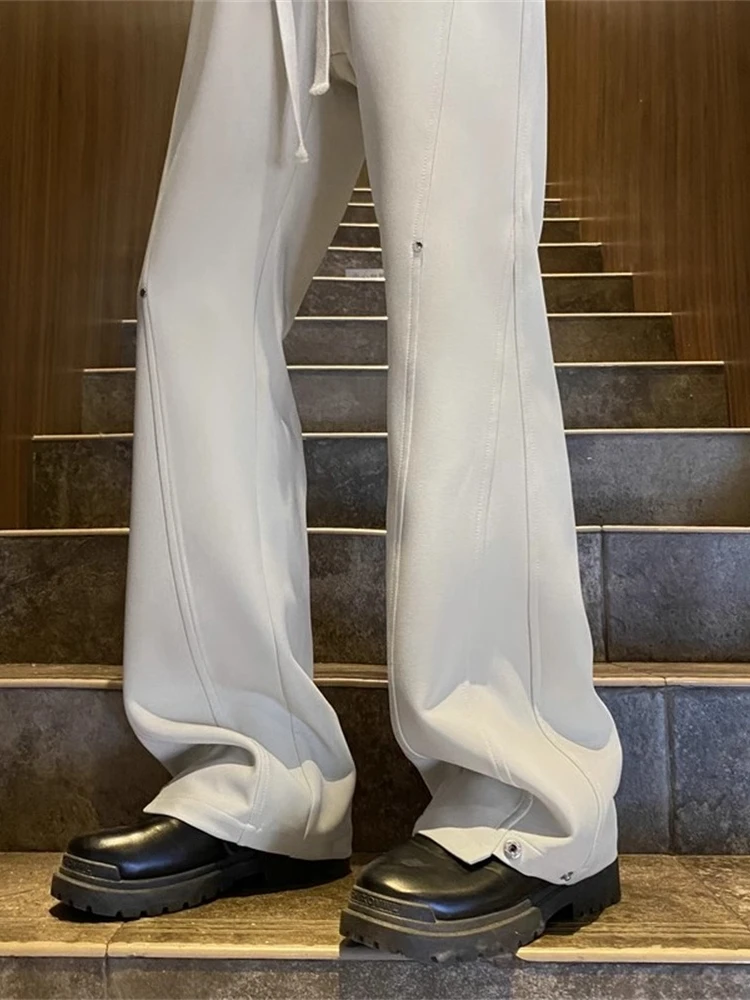 White Bell Bot Men's Casual Pants Suede Feel Faionable Wide Leg Trousers Trendy Brand American Casual Sle Spring Autumn
White Bell Bot Men's Casual Pants Suede Feel Faionable Wide Leg Trousers Trendy Brand American Casual Sle Spring Autumn