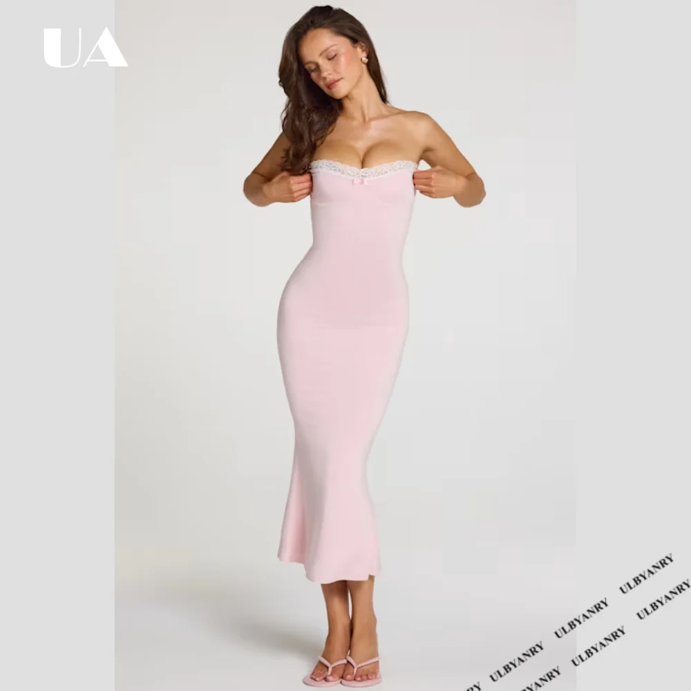ULBYANRY Elegant Lace-trim Sweetheart Neck Bow Wedding Guest Dress, Sexy Sheath Evening Dress, Customized Sleeveless Party Dress
ULBYANRY Elegant Lace-trim Sweetheart Neck Bow Wedding Guest Dress, Sexy Sheath Evening Dress, Customized Sleeveless Party Dress