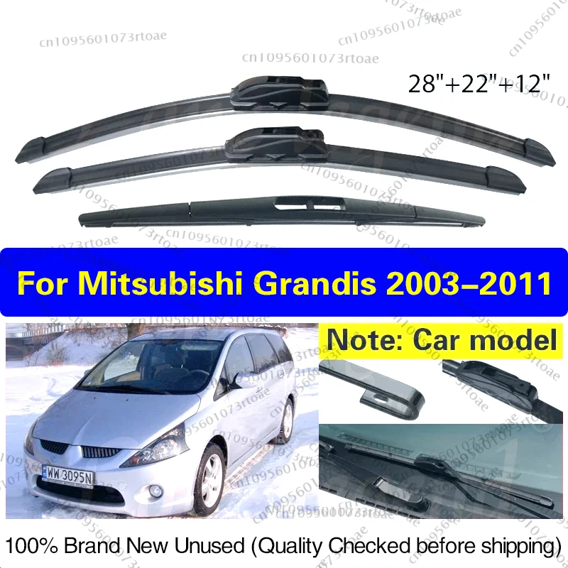 For Mitsubishi Grandis 2003 - 2011 Car Front Rear Wiper Blades Windshield Windscreen Window Rain Brush 28"22"12" Car Accessories
For Mitsubishi Grandis 2003 - 2011 Car Front Rear Wiper Blades Windshield Windscreen Window Rain Brush 28"22"12" Car Accessories