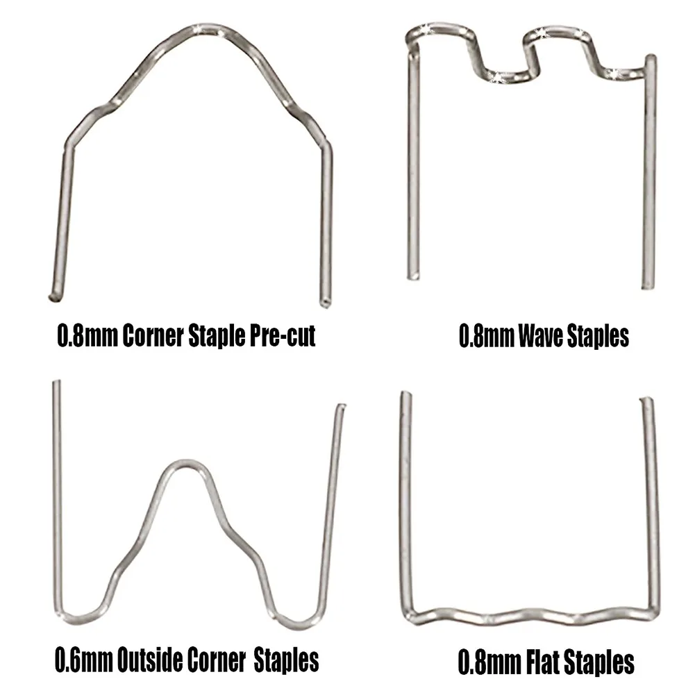 0.6M Type Welding Nail*200pcs High Quality 800PCS For Car Bumper Plastic Welding Staples Set 4 Sizes Assortment
0.6M Type Welding Nail*200pcs High Quality 800PCS For Car Bumper Plastic Welding Staples Set 4 Sizes Assortment