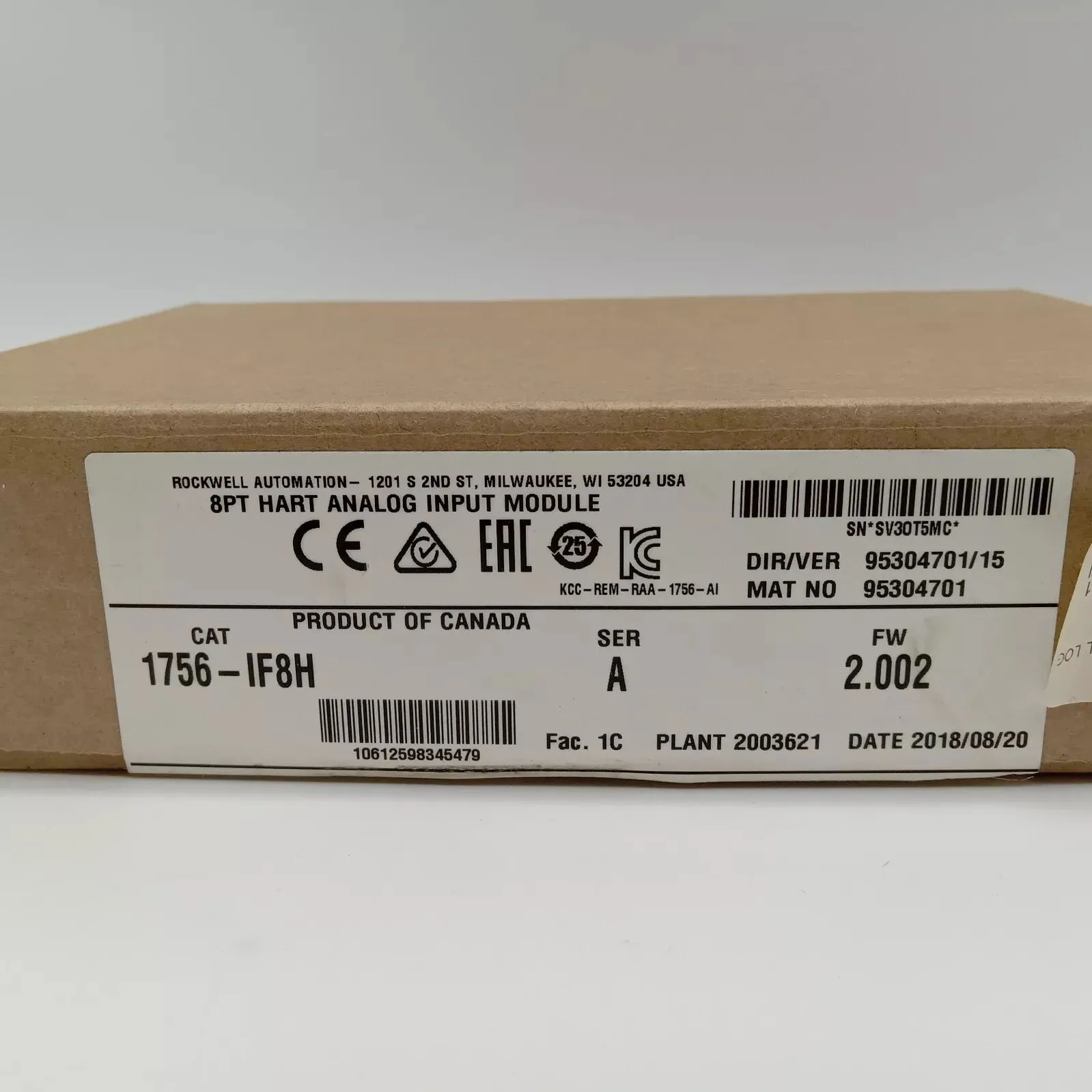 Brand New 1756-IF8H 1756-IF8HK 1756-IF8IH 1756-IF8IHK One Year Warranty
Brand New 1756-IF8H 1756-IF8HK 1756-IF8IH 1756-IF8IHK One Year Warranty 