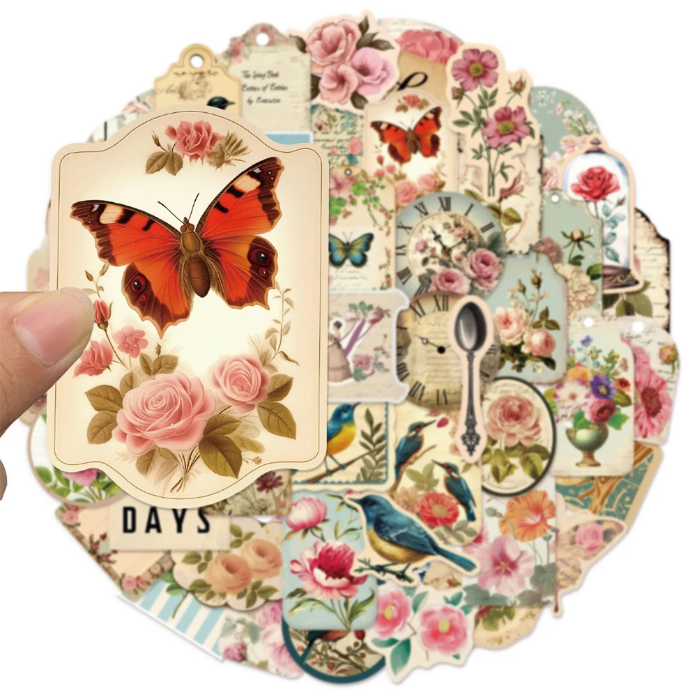 10/30/50pcs Cartoon Bird Flower Aesthetic Graffiti Stickers Retro Decoration Decals DIY Suitcase Guitar Phone Cute Sticker Packs
10/30/50pcs Cartoon Bird Flower Aesthetic Graffiti Stickers Retro Decoration Decals DIY Suitcase Guitar Phone Cute Sticker Packs