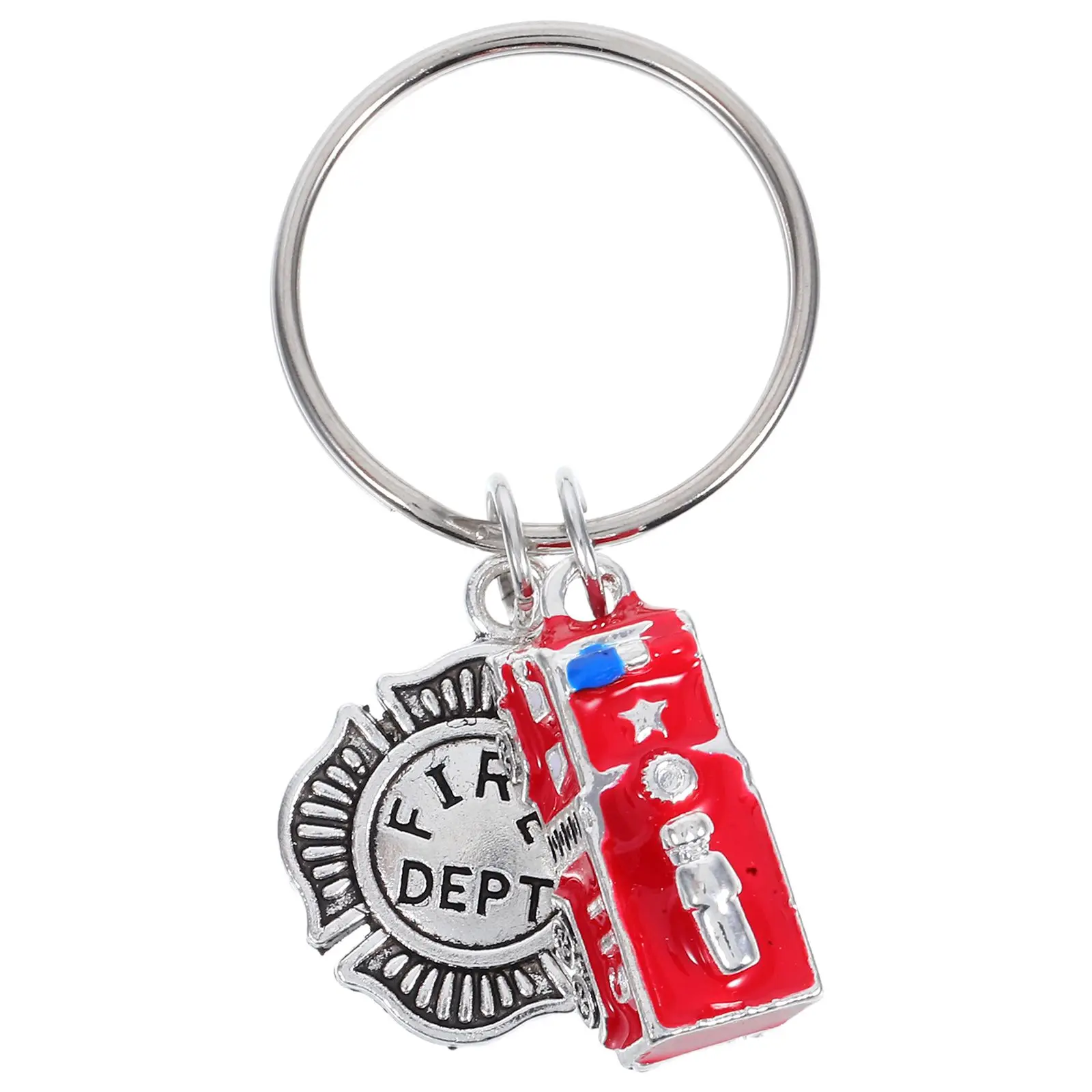 Fire Truck Keychain Metal Pendant Decorative Badge Lightweight Durable Materials Practical Christmas Bag Keychains
Fire Truck Keychain Metal Pendant Decorative Badge Lightweight Durable Materials Practical Christmas Bag Keychains