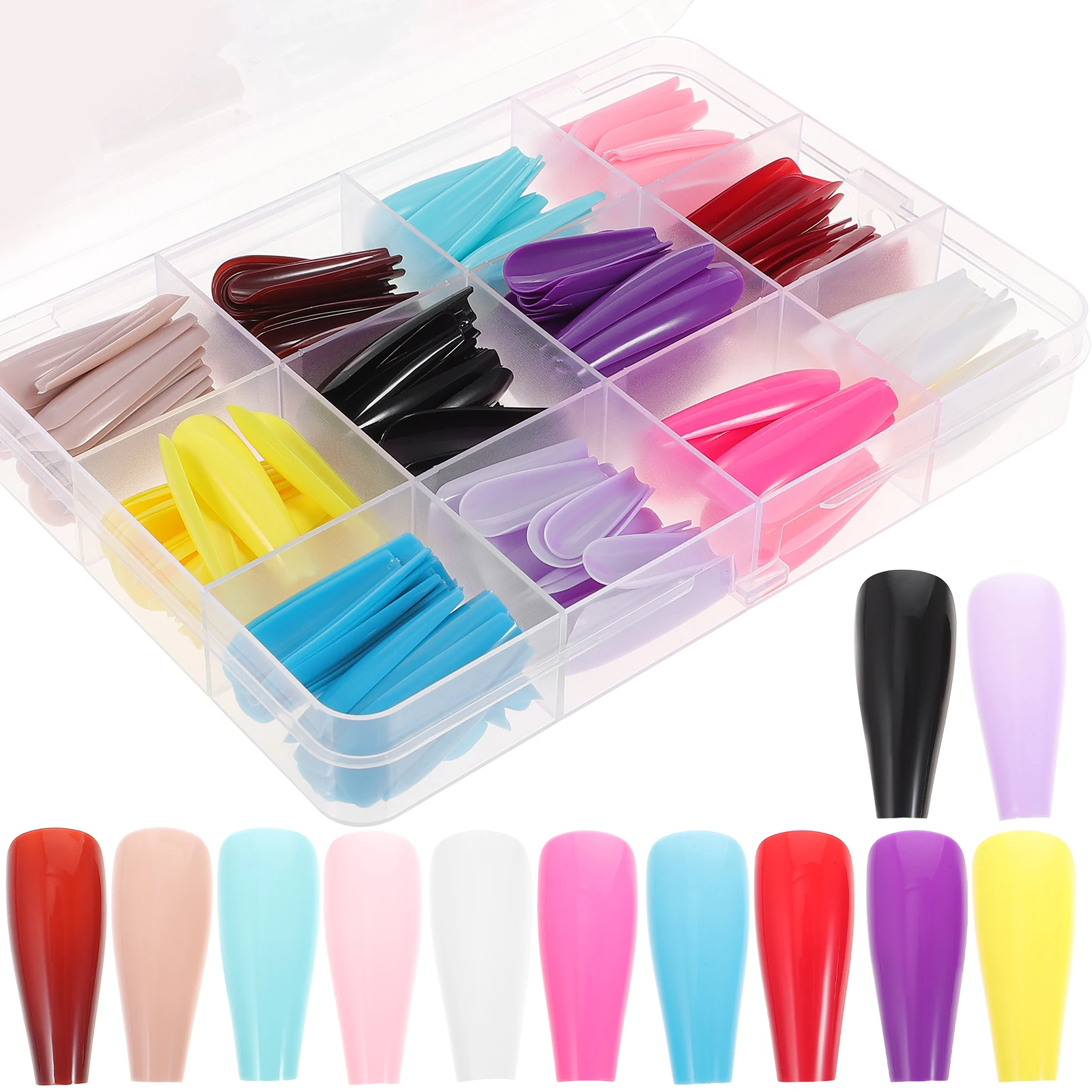 Full Cover Fake Tips Solid Color Press On False Nails For Women Ballerina Almond Diy Nail Art Manicure
Full Cover Fake Tips Solid Color Press On False Nails For Women Ballerina Almond Diy Nail Art Manicure