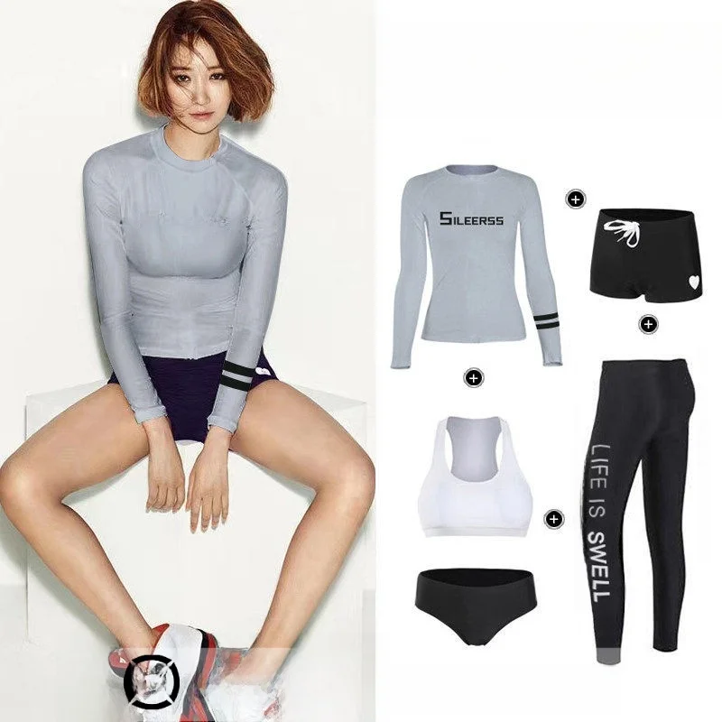 Wetsuit Women's Two-Piece Long Sve Long Pants Surfing Swimwear Slimming Qui Dry Couples Snorkeling Surfing Jellyfi Suit
Wetsuit Women's Two-Piece Long Sve Long Pants Surfing Swimwear Slimming Qui Dry Couples Snorkeling Surfing Jellyfi Suit