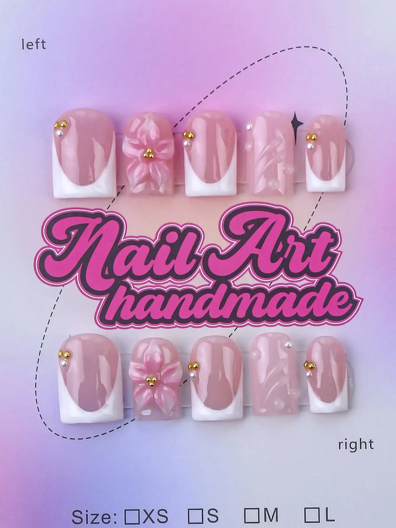 10pcs/Set Handmade Square Nail Tips, Y2K Baddie Style, Nude & White Color With French Tips & Floral Design, Suitable For Parties, Weddings, Daily Wear, Includes Nail Tools, Great Gift For Women & Girls Nails Nail Supplies Handmade Press On Nails
10pcs/Set Handmade Square Nail Tips, Y2K Baddie Style, Nude & White Color With French Tips & Floral Design, Suitable For Parties, Weddings, Daily Wear, Includes Nail Tools, Great Gift For Women & Girls Nails Nail Supplies Handmade Press On Nails