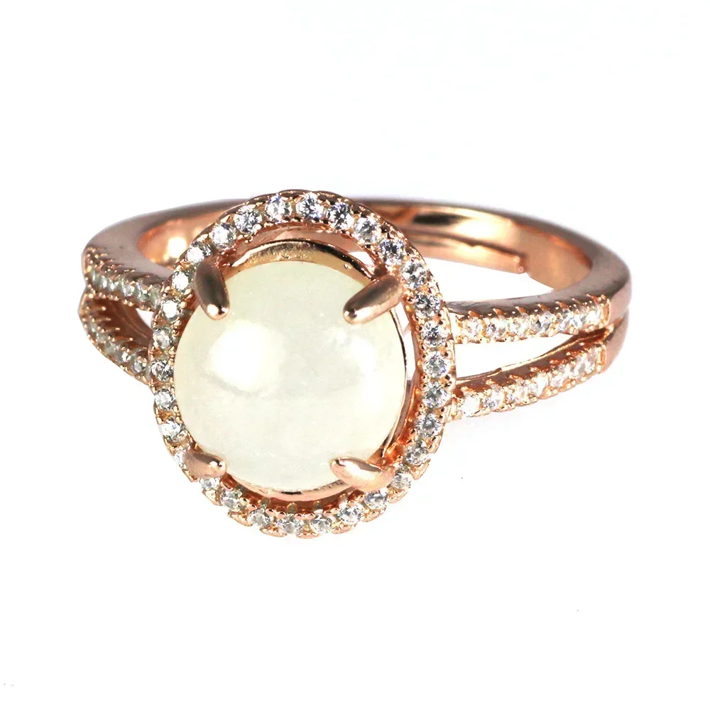 Guaranteed Sterling Silver Jewelry 925 Ring Women Oval Jade Finger Rings Personalized Party Resizable Opening Type Custom
Guaranteed Sterling Silver Jewelry 925 Ring Women Oval Jade Finger Rings Personalized Party Resizable Opening Type Custom